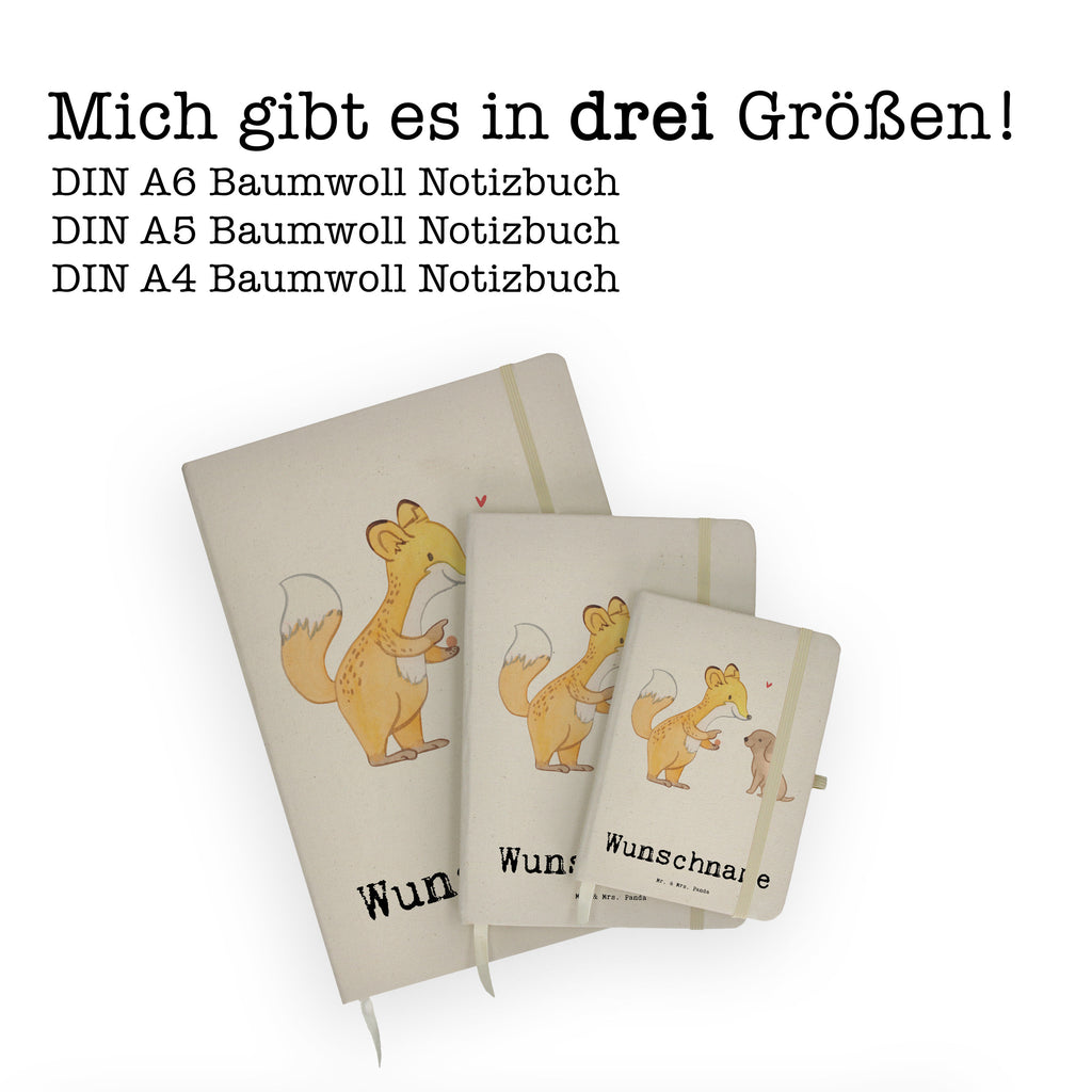 DIN A4 Personalisiertes Notizbuch Fuchs Hundetraining Personalisiertes Notizbuch, Notizbuch mit Namen, Notizbuch bedrucken, Personalisierung, Namensbuch, Namen, Geschenk, Sport, Sportart, Hobby, Schenken, Danke, Dankeschön, Auszeichnung, Gewinn, Sportler, Hundetraining, Hundeerziehung, Hundeschule, Welpenschule, Hundeprüfung