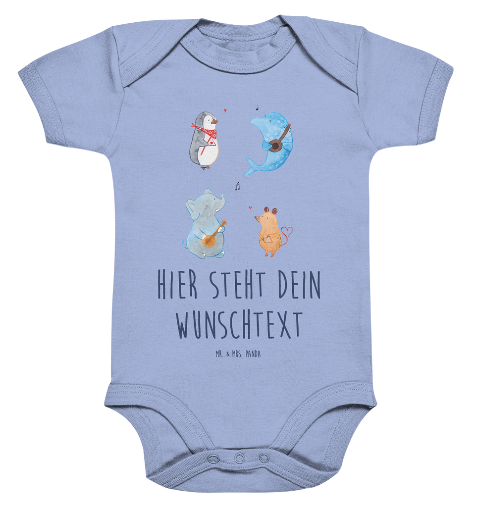 Personalisierter Baby Body Big Band Personalisierter Baby Body, Personalisierte Babykleidung, Personalisierter Babystrampler, Personalisierter Strampler, Personalisierter Wickelbody, Personalisierte Baby Erstausstattung, Junge, Mädchen, Tiermotive, Gute Laune, lustige Sprüche, Tiere, Hund, Pinguin, Maus, Elefant, Delfin, Gitarre, Band, Triangel, Musikanten, Musik