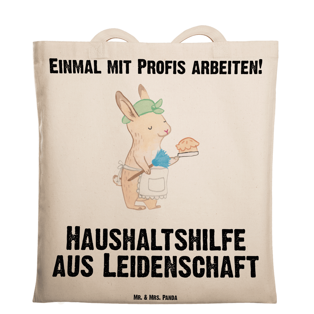 Tragetasche Haushaltshilfe aus Leidenschaft Beuteltasche, Beutel, Einkaufstasche, Jutebeutel, Stoffbeutel, Tasche, Shopper, Umhängetasche, Strandtasche, Schultertasche, Stofftasche, Tragetasche, Badetasche, Jutetasche, Einkaufstüte, Laptoptasche, Beruf, Ausbildung, Jubiläum, Abschied, Rente, Kollege, Kollegin, Geschenk, Schenken, Arbeitskollege, Mitarbeiter, Firma, Danke, Dankeschön, Haushaltshilfe, Putzfrau, Reinigungskraft