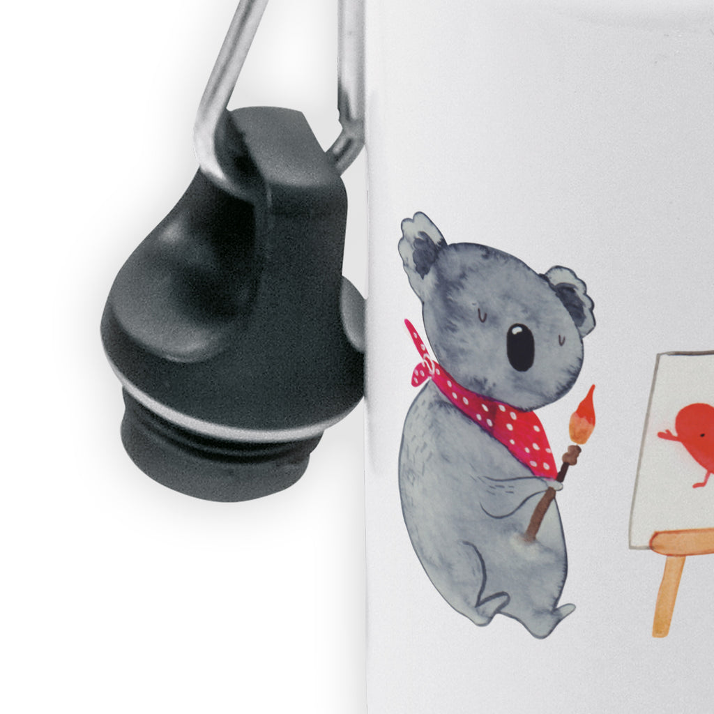 Kindertrinkflasche Koala Künstler Kindertrinkflasche, Kinder Trinkflasche, Trinkflasche, Flasche, Kinderflasche, Kinder, Kids, Kindergarten Flasche, Grundschule, Jungs, Mädchen, Koala, Koalabär, Liebe, Liebensbeweis, Liebesgeschenk, Gefühle, Künstler, zeichnen