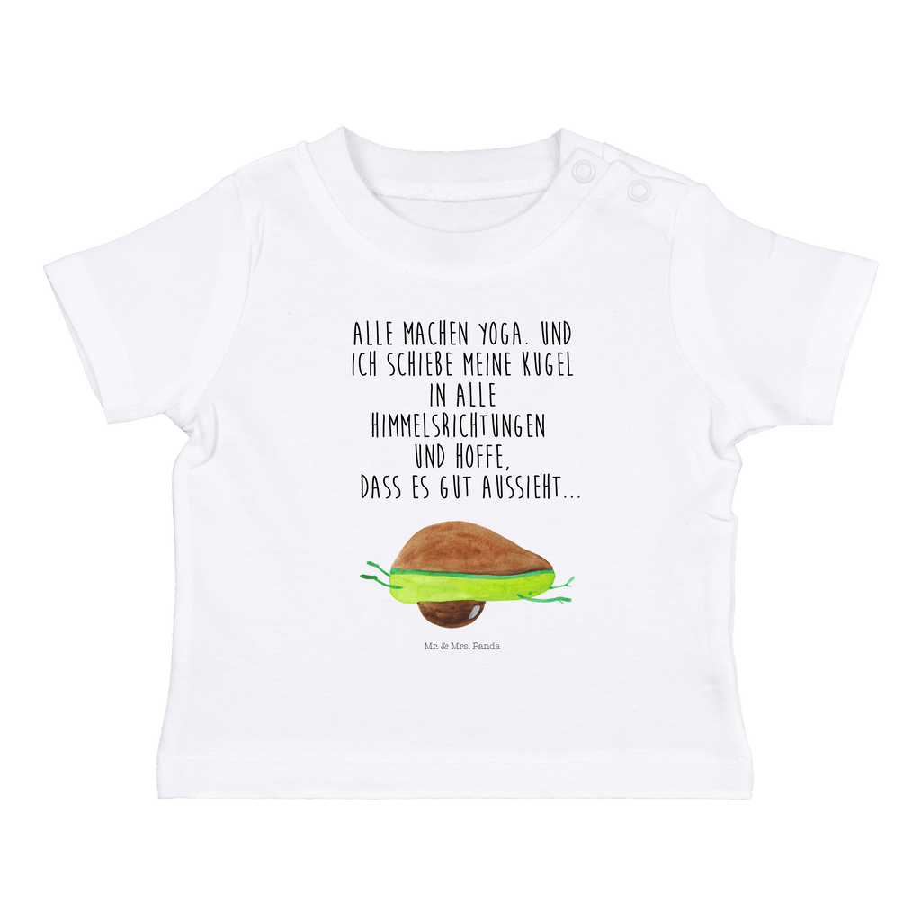 Organic Baby Shirt Avocado Yoga Baby T-Shirt, Jungen Baby T-Shirt, Mädchen Baby T-Shirt, Shirt, Avocado, Veggie, Vegan, Gesund, Avocado Yoga Vegan