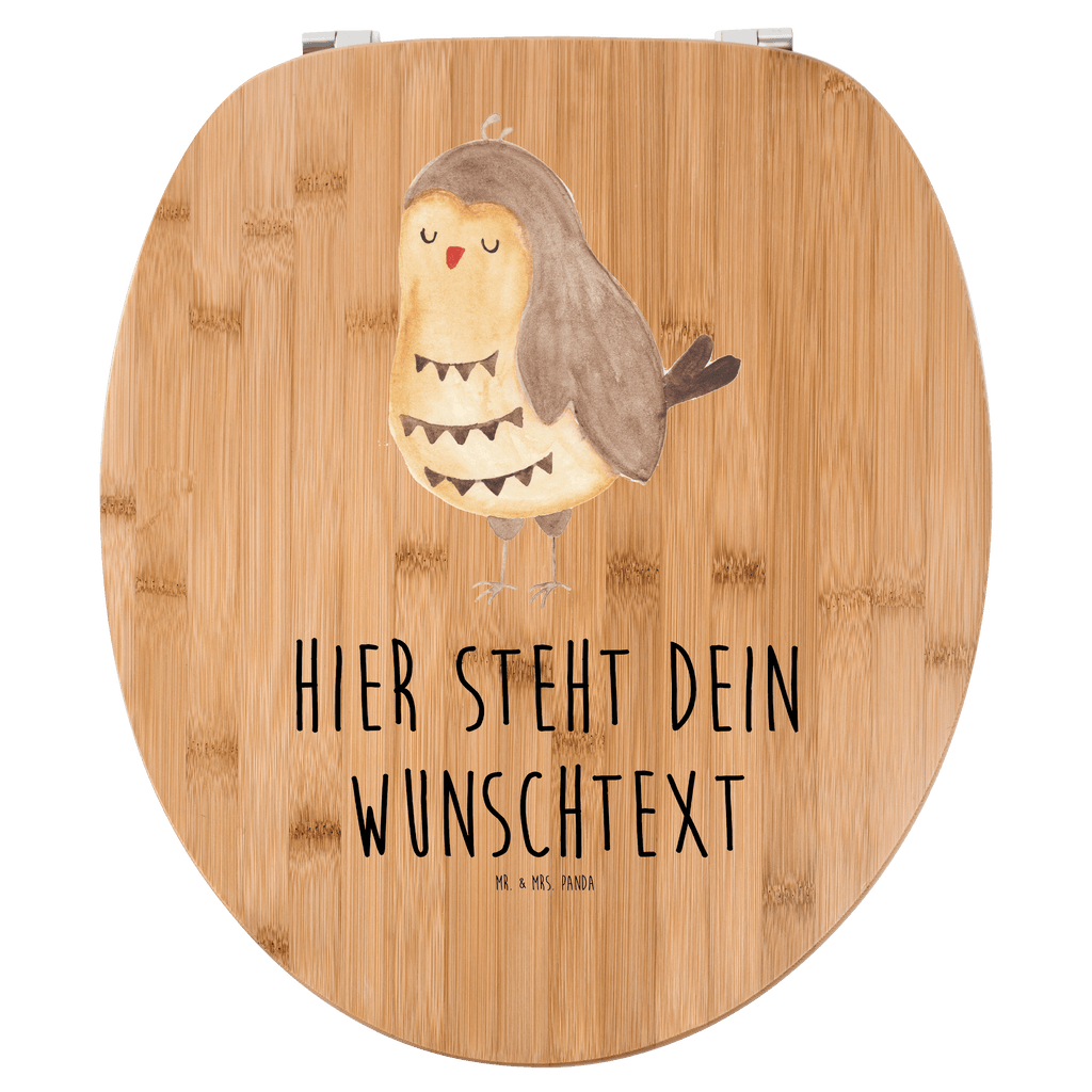 Personalisierter WC Sitz Motiv Eule Zufrieden Personalisierte Klobrille, Personalisierter Klodeckel, Personalisierter Toilettendeckel, Personalisierter WC-Sitz, Toilettendeckel mit Namen, WC Sitz mit Namen, Eule, Eule Spruch, Eule deko, Owl, Liebe Spruch, Romantisch, Wortspiel lustig, Spruch schön, Geschenk Hochzeitstag