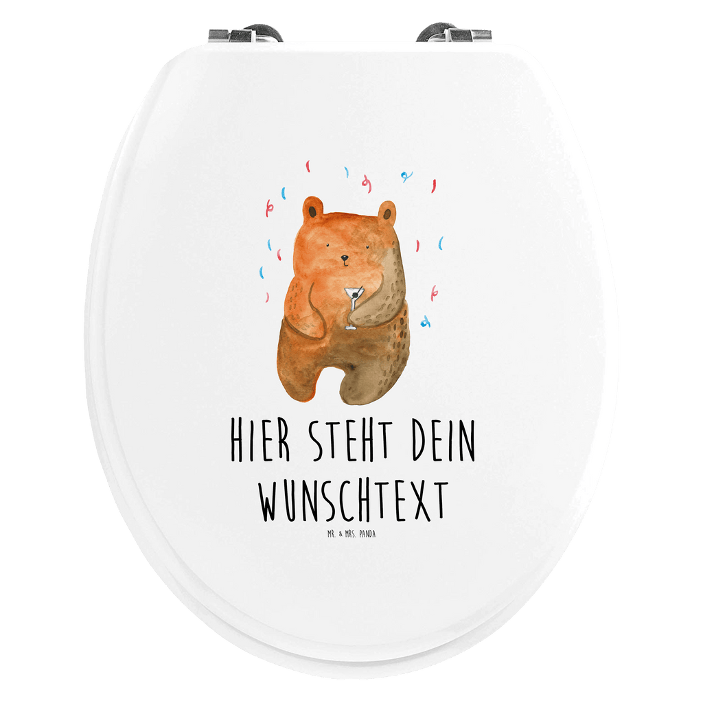 Personalisierter WC Sitz Motiv Bär Party Personalisierte Klobrille, Personalisierter Klodeckel, Personalisierter Toilettendeckel, Personalisierter WC-Sitz, Toilettendeckel mit Namen, WC Sitz mit Namen, Bär, Teddy, Teddybär, Geburtstag, Geburtstagsgeschenk, Geschenk, Party, Feiern, Abfeiern, Mitbringsel, Gute Laune, Lustig