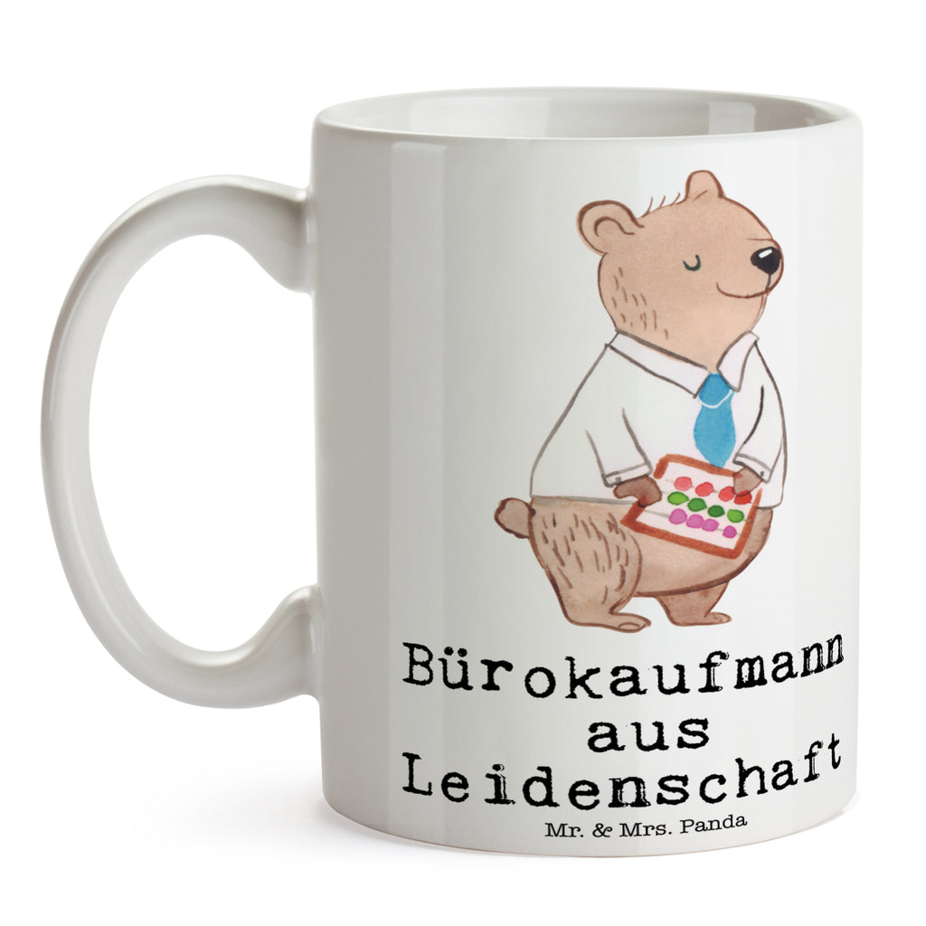 Tasse Bürokaufmann aus Leidenschaft Tasse, Kaffeetasse, Teetasse, Becher, Kaffeebecher, Teebecher, Keramiktasse, Porzellantasse, Büro Tasse, Geschenk Tasse, Tasse Sprüche, Tasse Motive, Kaffeetassen, Tasse bedrucken, Designer Tasse, Cappuccino Tassen, Schöne Teetassen, Beruf, Ausbildung, Jubiläum, Abschied, Rente, Kollege, Kollegin, Geschenk, Schenken, Arbeitskollege, Mitarbeiter, Firma, Danke, Dankeschön, Bürokaufmann, Kaufmann für Büromanagement