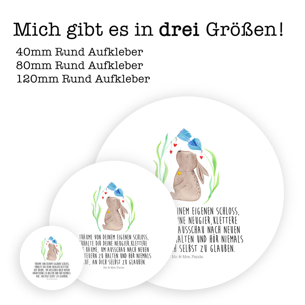 Rund Aufkleber Hase Blume Sticker, Aufkleber, Etikett, Ostern, Osterhase, Ostergeschenke, Osternest, Osterdeko, Geschenke zu Ostern, Ostern Geschenk, Ostergeschenke Kinder, Ostern Kinder, Hase, Kaninchen, Kind, Taufe, Taufgeschenk, Geburt, Schwangerschaft, erstes Kind, Kindergeburtstag, Geburtstag, Hoffnung, Träume