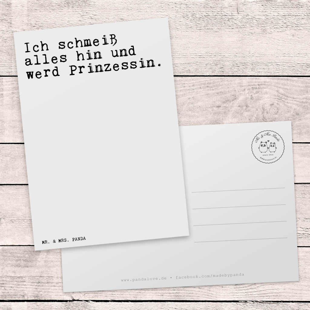 Postkarte Sprüche und Zitate Ich schmeiß alles hin und werd Prinzessin. Postkarte, Karte, Geschenkkarte, Grußkarte, Einladung, Ansichtskarte, Geburtstagskarte, Einladungskarte, Dankeskarte, Ansichtskarten, Einladung Geburtstag, Einladungskarten Geburtstag, Spruch, Sprüche, lustige Sprüche, Weisheiten, Zitate, Spruch Geschenke, Spruch Sprüche Weisheiten Zitate Lustig Weisheit Worte