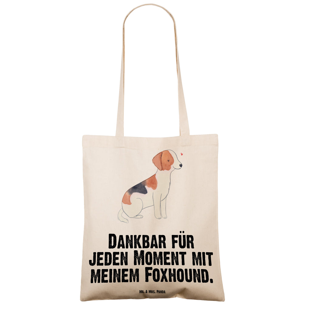 Tragetasche Foxhound Moment Beuteltasche, Beutel, Einkaufstasche, Jutebeutel, Stoffbeutel, Tasche, Shopper, Umhängetasche, Strandtasche, Schultertasche, Stofftasche, Tragetasche, Badetasche, Jutetasche, Einkaufstüte, Laptoptasche, Hund, Hunderasse, Rassehund, Hundebesitzer, Geschenk, Tierfreund, Schenken, Welpe, Foxhound, Jagdhund, Laufhund