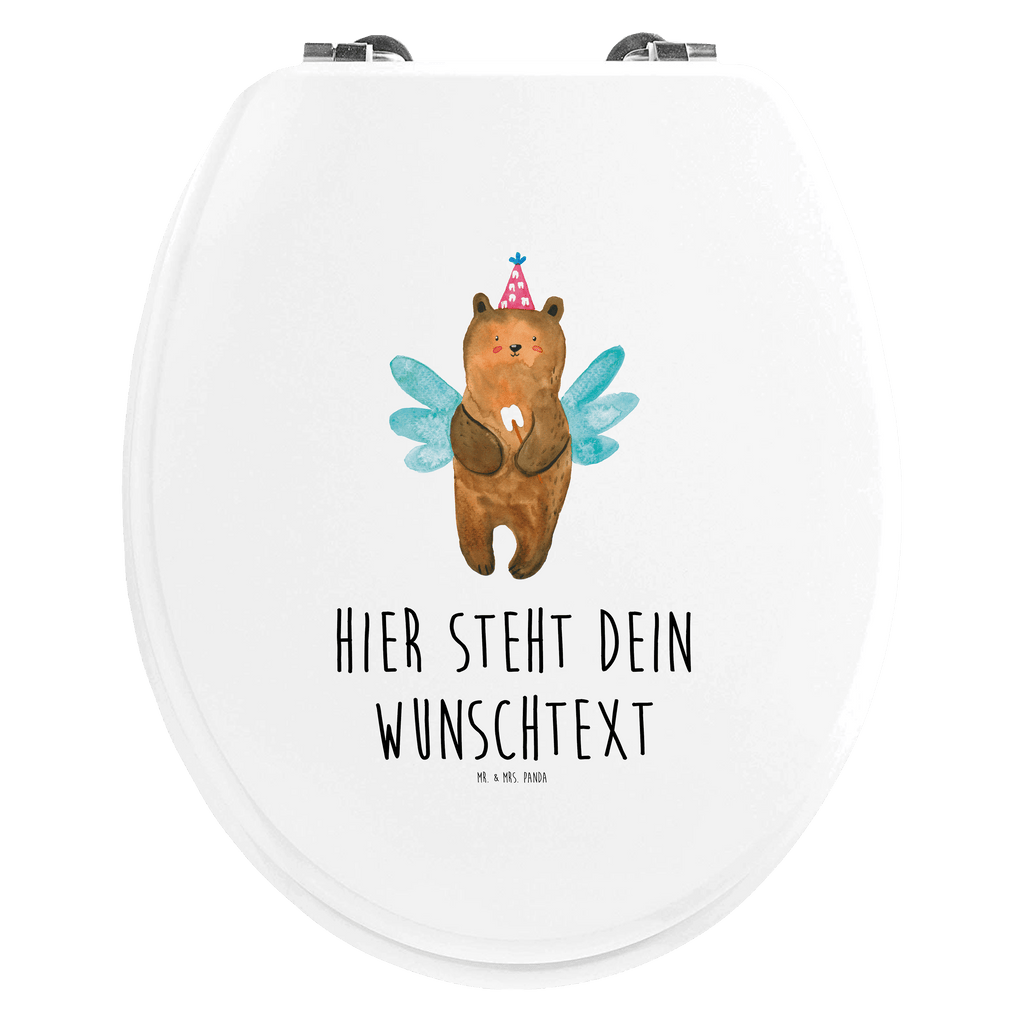 Personalisierter WC Sitz Motiv Zahnfee Bär Personalisierte Klobrille, Personalisierter Klodeckel, Personalisierter Toilettendeckel, Personalisierter WC-Sitz, Toilettendeckel mit Namen, WC Sitz mit Namen, Bär, Teddy, Teddybär, Zahnfee, Fee, Milchzahn, Erster Zahn