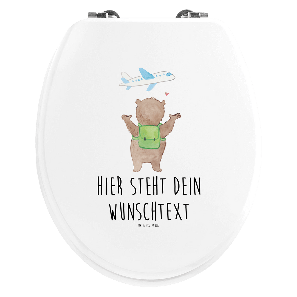 Personalisierter WC Sitz Motiv Bär Flugzeug Personalisierte Klobrille, Personalisierter Klodeckel, Personalisierter Toilettendeckel, Personalisierter WC-Sitz, Toilettendeckel mit Namen, WC Sitz mit Namen, Liebe, Partner, Freund, Freundin, Ehemann, Ehefrau, Heiraten, Verlobung, Heiratsantrag, Liebesgeschenk, Jahrestag, Hocheitstag, Valentinstag, Geschenk für Frauen, Hochzeitstag, Mitbringsel, Geschenk für Freundin, Geschenk für Partner, Liebesbeweis, für Männer, für Ehemann