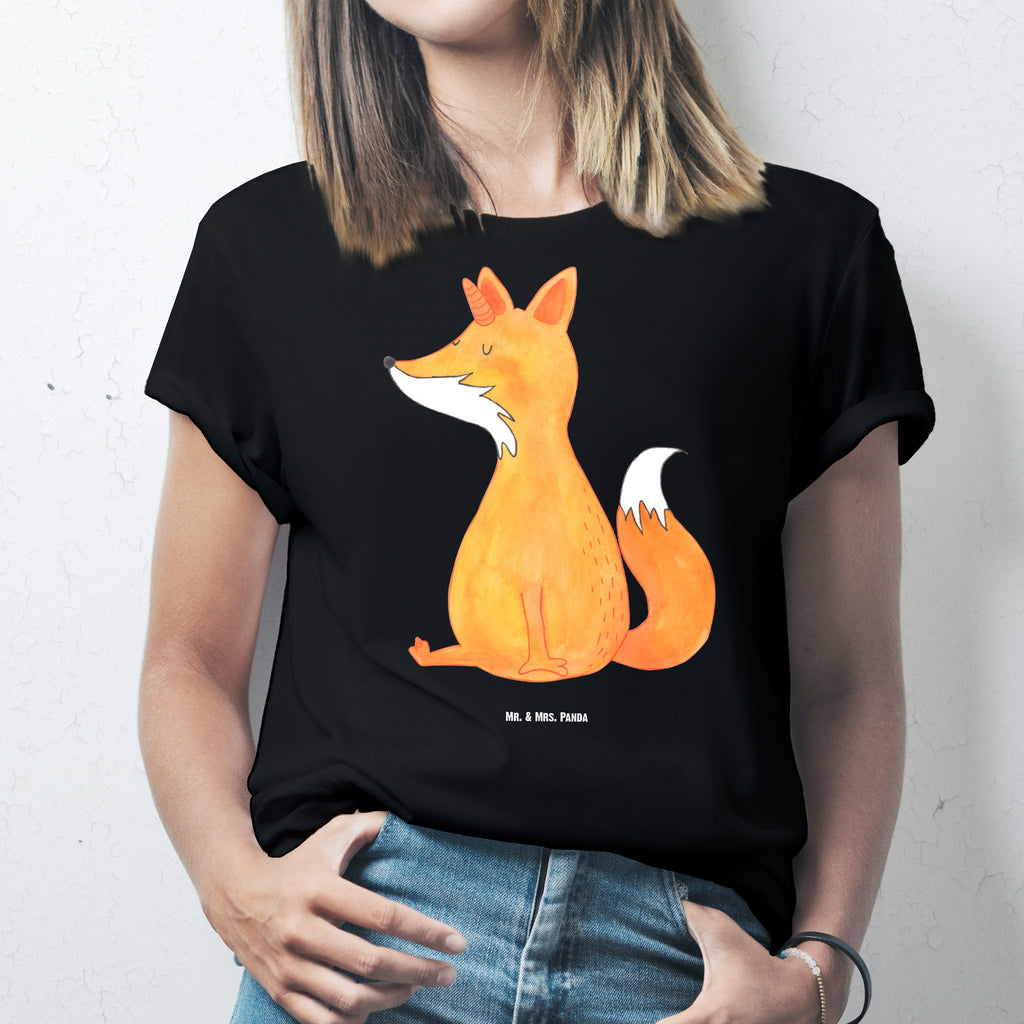 T-Shirt Standard Fuchshörnchen Wunsch T-Shirt, Shirt, Tshirt, Lustiges T-Shirt, T-Shirt mit Spruch, Party, Junggesellenabschied, Jubiläum, Geburstag, Herrn, Damen, Männer, Frauen, Schlafshirt, Nachthemd, Sprüche, Einhorn, Einhörner, Einhorn Deko, Pegasus, Unicorn, Fuchs, Unicorns, Fuchshörnchen, Fuchshorn, Foxycorn, Füchse