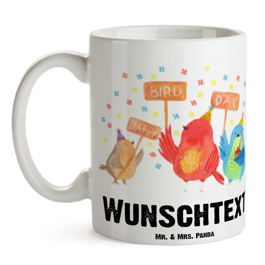 Personalisierte Tasse 18. Geburtstag Happy Bird Day Personalisierte Tasse, Namenstasse, Wunschname, Personalisiert, Tasse, Namen, Drucken, Tasse mit Namen, Geburtstag, Geburtstagsgeschenk, Geschenk, zum, schenken, für, Feiern, Party