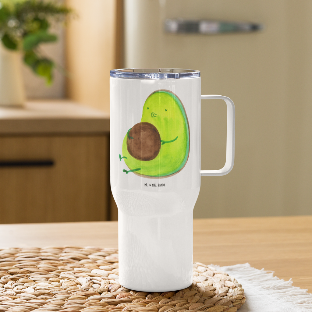 XXL Thermobecher Avocado Pfeifen Thermobecher, XL Thermobecher, Reisebecher, XL Reisetasse, Großer Thermobecher, Autobecher, Jumbo Becher, Avocado, Veggie, Vegan, Gesund, Diät, Abnehmen, Ernährung, dick sein, Pummelfee