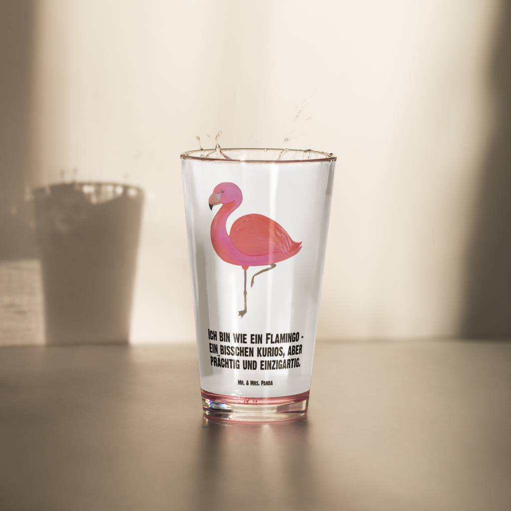 Premium Trinkglas Flamingo classic Trinkglas, Glas, Pint Glas, Bierglas, Cocktail Glas, Wasserglas, Flamingo, Einzigartig, Selbstliebe, Stolz, ich, für mich, Spruch, Freundin, Freundinnen, Außenseiter, Sohn, Tochter, Geschwister