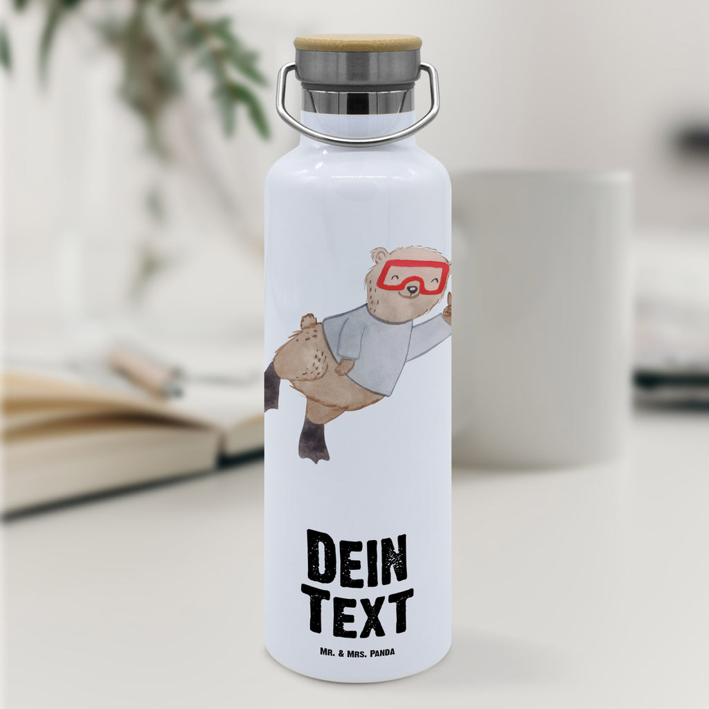 Personalisierte Trinkflasche Bär Tauchen Personalisierte Trinkflasche, Trinkflasche mit Namen, Trinkflasche bedrucken, Flasche personalisiert, Trinkflasch mit Aufdruck, Trinkflasche Werbegeschenk, Namensaufdruck Trinkflasche, Sportflasche personalisiert, Trinkflasche Sport, Geschenk, Sport, Sportart, Hobby, Schenken, Danke, Dankeschön, Auszeichnung, Gewinn, Sportler, Tauchen, schnorcheln, Tauchgang, Tauchschule, Diving, Dive