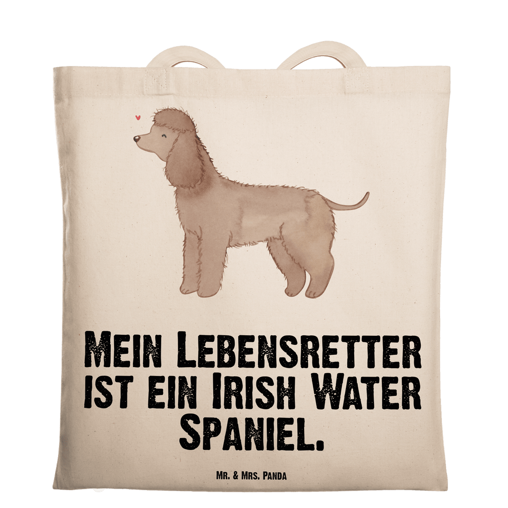 Tragetasche Irish Water Spaniel Lebensretter Beuteltasche, Beutel, Einkaufstasche, Jutebeutel, Stoffbeutel, Tasche, Shopper, Umhängetasche, Strandtasche, Schultertasche, Stofftasche, Tragetasche, Badetasche, Jutetasche, Einkaufstüte, Laptoptasche, Hund, Hunderasse, Rassehund, Hundebesitzer, Geschenk, Tierfreund, Schenken, Welpe, Irish Water Spaniel, Jagdhund