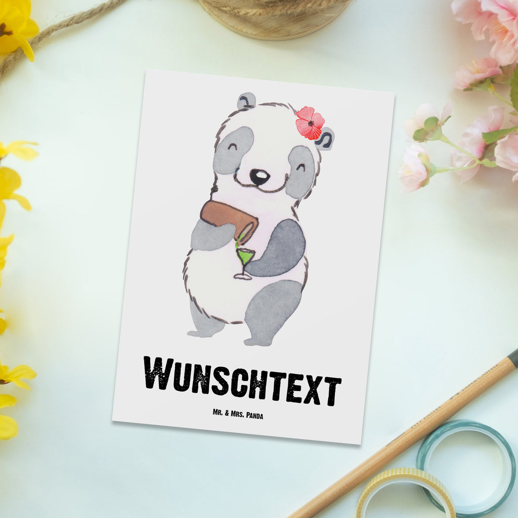 Personalisierte Postkarte Barkeeperin mit Herz Postkarte mit Namen, Postkarte bedrucken, Postkarte mit Wunschtext, Postkarte personalisierbar, Geschenkkarte mit Namen, Grußkarte mit Namen, Karte mit Namen, Einladung mit Namen, Ansichtskarte mit Namen, Geschenkkarte mit Wunschtext, Grußkarte mit Wunschtext, Karte mit Wunschtext, Einladung mit Wunschtext, Ansichtskarte mit Wunschtext, Beruf, Ausbildung, Jubiläum, Abschied, Rente, Kollege, Kollegin, Geschenk, Schenken, Arbeitskollege, Mitarbeiter, Firma, Danke, Dankeschön, Barkeeperin, Barfrau, Bartender, Barbesitzerin, Kurs