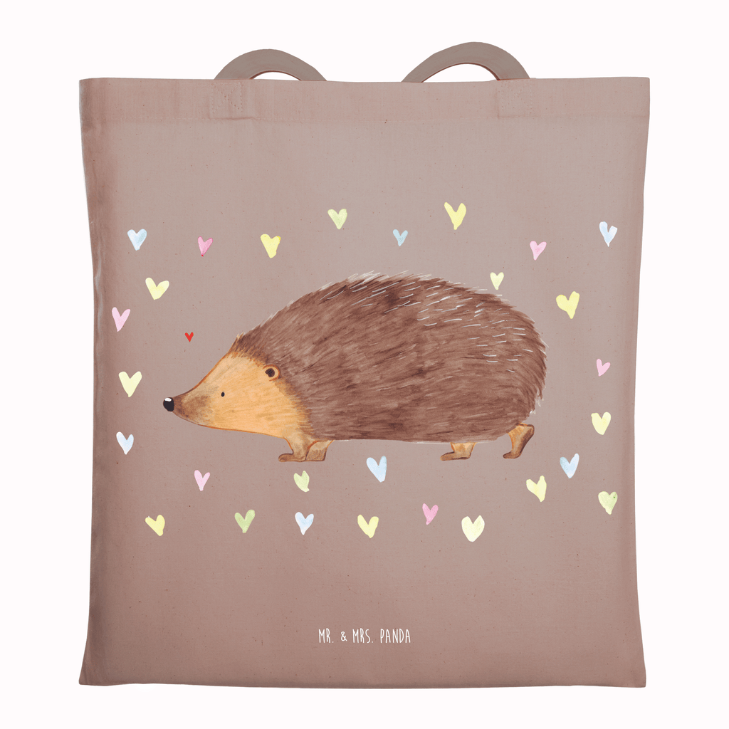 Tragetasche Igel Herzen Beuteltasche, Beutel, Einkaufstasche, Jutebeutel, Stoffbeutel, Tasche, Shopper, Umhängetasche, Strandtasche, Schultertasche, Stofftasche, Tragetasche, Badetasche, Jutetasche, Einkaufstüte, Laptoptasche, Tiermotive, Gute Laune, lustige Sprüche, Tiere, Liebe, Herz, Herzen, Igel, Vertrauen, Kuss, Leben