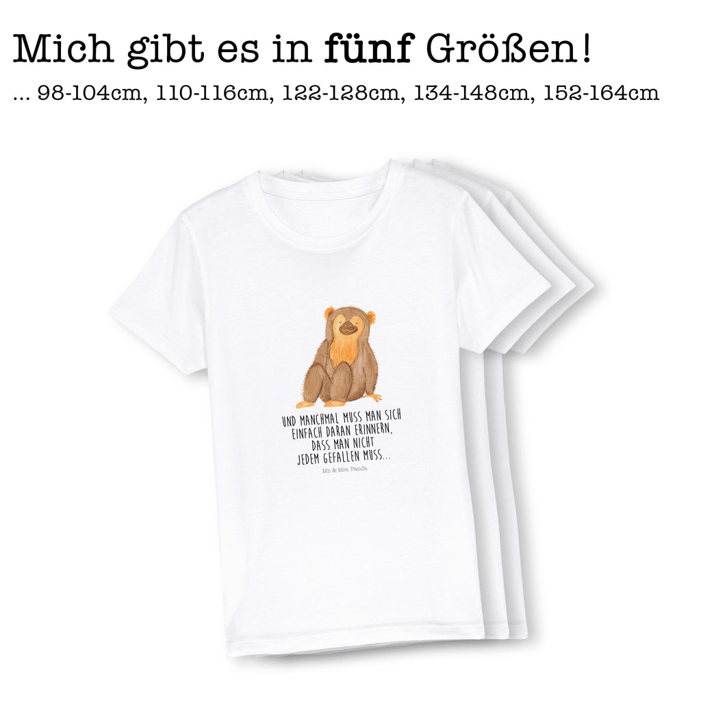 Organic Kinder T-Shirt Affe Kinder T-Shirt, Kinder T-Shirt Mädchen, Kinder T-Shirt Jungen, Afrika, Wildtiere, Affe, Äffchen, Affen, Selbstliebe, Respekt, Motivation, Selbstachtung, Liebe, Selbstbewusstsein, Selfcare