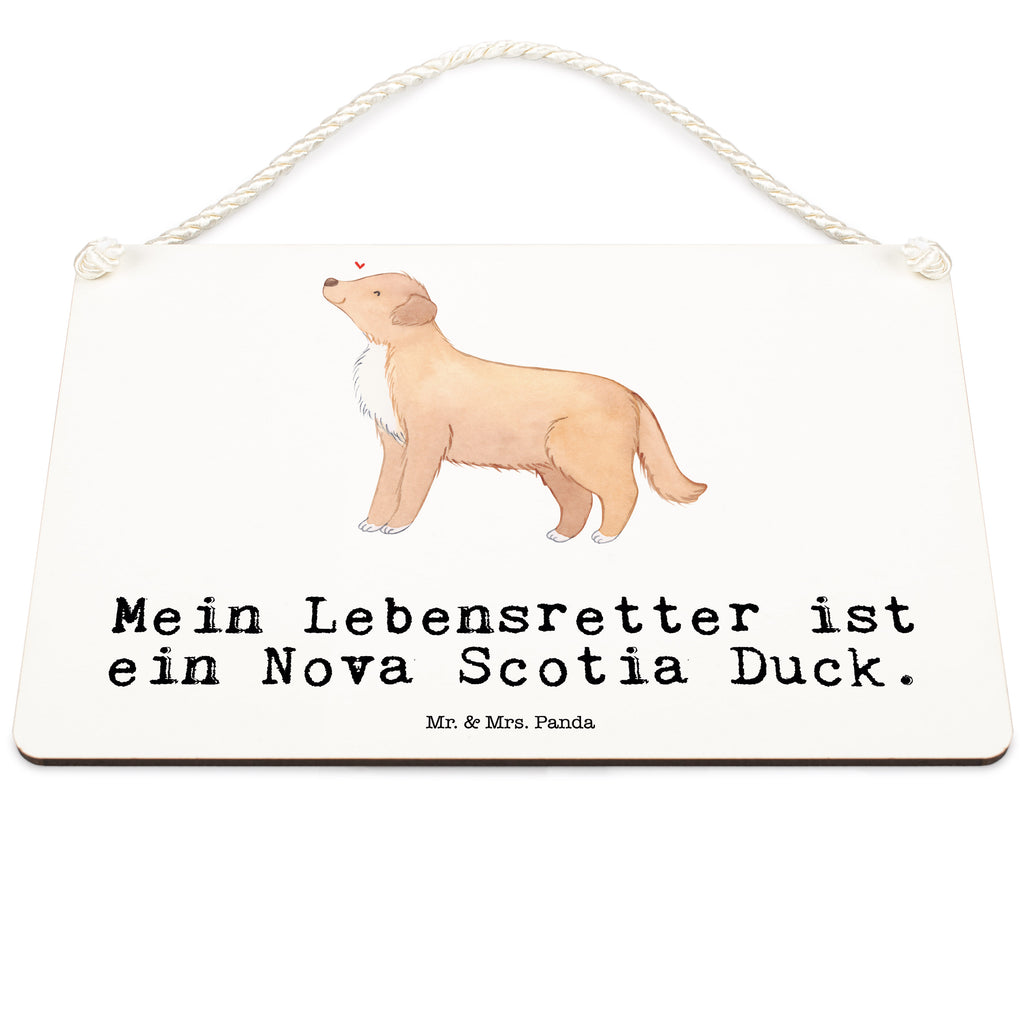 Deko Schild Nova Scotia Duck Lebensretter Dekoschild, Deko Schild, Schild, Tür Schild, Türschild, Holzschild, Wandschild, Wanddeko, Hund, Hunderasse, Rassehund, Hundebesitzer, Geschenk, Tierfreund, Schenken, Welpe, Nova Scotia Duck Tolling Retriever, Retriever