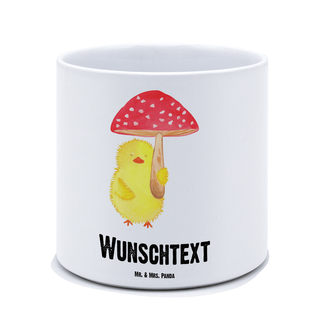 Personalisierter XL Blumentopf Küken Fliegenpilz Personalisierter Blumentopf, Personalisierter Übertopf, Personalisierter Pflanztopf, Personalisierter Keramiktopf, Personalisierter Kräutertopf, Personalisierter Topf, Personalisierter Pflanzkübel, Personalisierter Blumenübertopf, Ostern, Osterhase, Ostergeschenke, Osternest, Osterdeko, Geschenke zu Ostern, Ostern Geschenk, Ostergeschenke Kinder, Ostern Kinder, Küken, Fliegenpilz, Glückspilz, Frohe Ostern, Ostergrüße