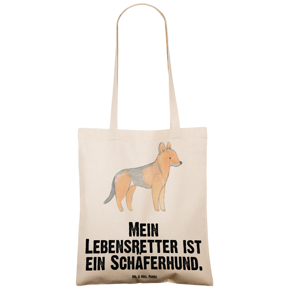 Tragetasche Schäferhund Lebensretter Beuteltasche, Beutel, Einkaufstasche, Jutebeutel, Stoffbeutel, Hund, Hunderasse, Rassehund, Hundebesitzer, Geschenk, Tierfreund, Schenken, Welpe, Schäferhund