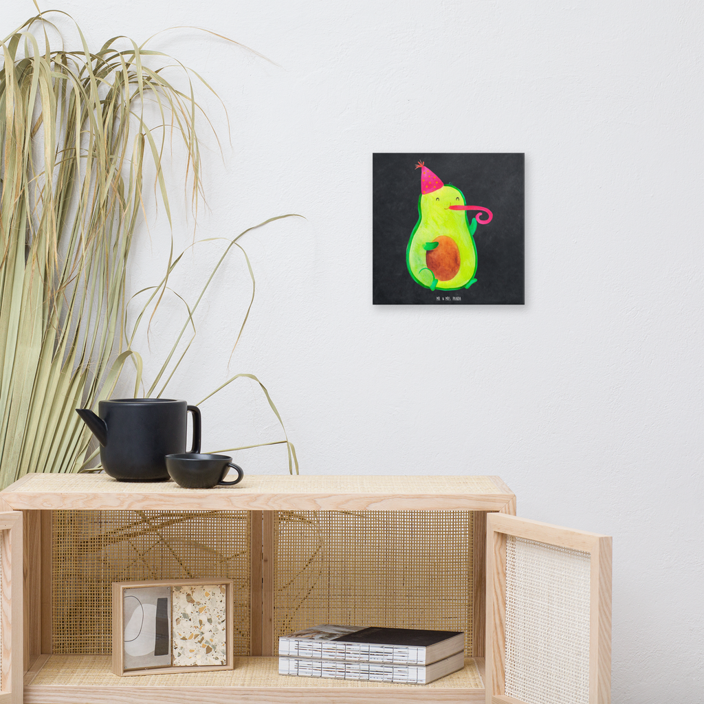 Leinwand Bild Avocado Party Time Leinwand, Bild, Kunstdruck, Wanddeko, Dekoration, Avocado, Veggie, Vegan, Gesund