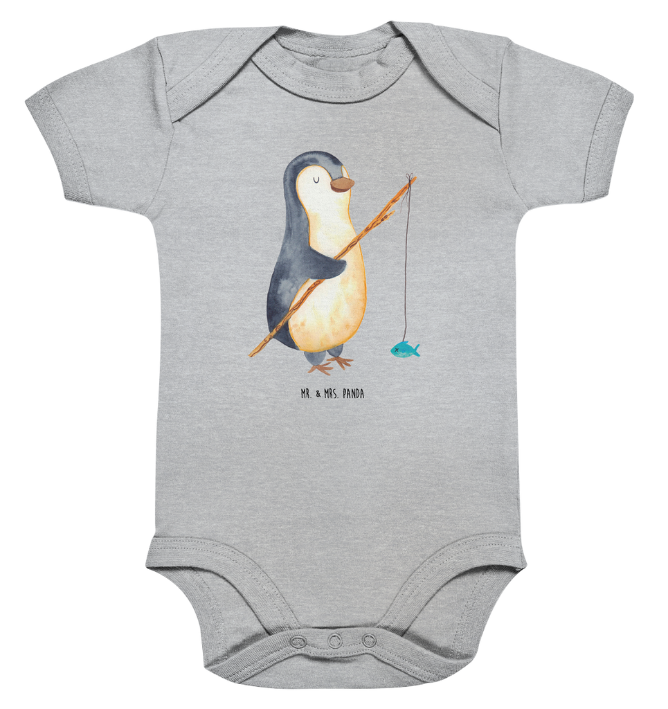 Organic Baby Body Pinguin Angler Babykleidung, Babystrampler, Strampler, Wickelbody, Baby Erstausstattung, Junge, Mädchen, Pinguin, Pinguine, Angeln, Angler, Tagträume, Hobby, Plan, Planer, Tagesplan, Neustart, Motivation, Geschenk, Freundinnen, Geschenkidee, Urlaub, Wochenende