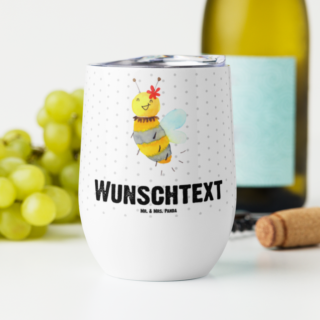 Personalisierter Weinbecher Biene Blume Personalisierter Weinbecher, Personalisierter Glühwein Becher, Heißgetränke, Personalisierter Trinkbecher, Personalisierter Weinkelch, Personalisiertes Weingläser, hochwertiger Weinbecher, Weinbecher Reisen, Weinbecher unterwegs, Personalisertes Sommerglas, mit Namen, Wunschtext, Personalisierung, selbst bedrucken, Personalisiertes Weinglas, Biene, Wespe, Hummel