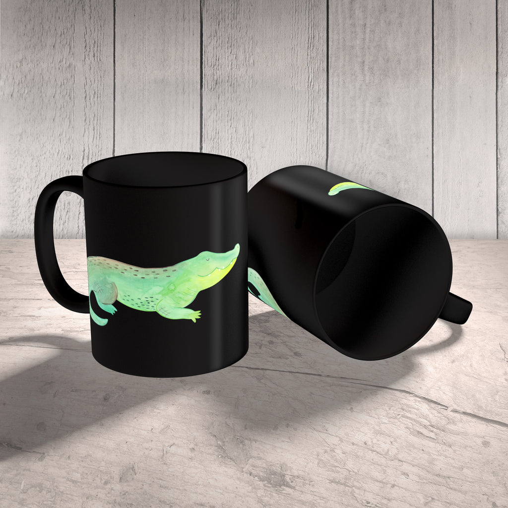 Tasse Krokodil Tasse, Kaffeetasse, Teetasse, Becher, Kaffeebecher, Teebecher, Keramiktasse, Porzellantasse, Büro Tasse, Geschenk Tasse, Tasse Sprüche, Tasse Motive, Kaffeetassen, Tasse bedrucken, Designer Tasse, Cappuccino Tassen, Schöne Teetassen, Meerestiere, Meer, Urlaub, Krokodil, Krokodile, verrückt sein, spontan sein, Abenteuerlust, Reiselust, Freundin, beste Freundin, Lieblingsmensch