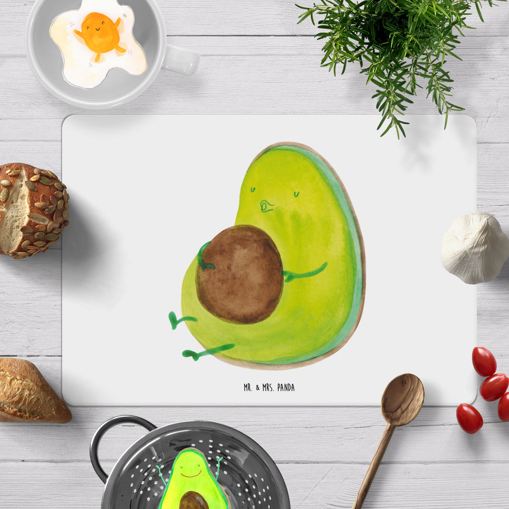 Tischset Avocado pfeift Tischset, Tischuntersetzer, Platzset, Tischsets abwaschbar, Tischunterlage, Avocado, Veggie, Vegan, Gesund, Diät, Abnehmen, Ernährung, dick sein, Pummelfee