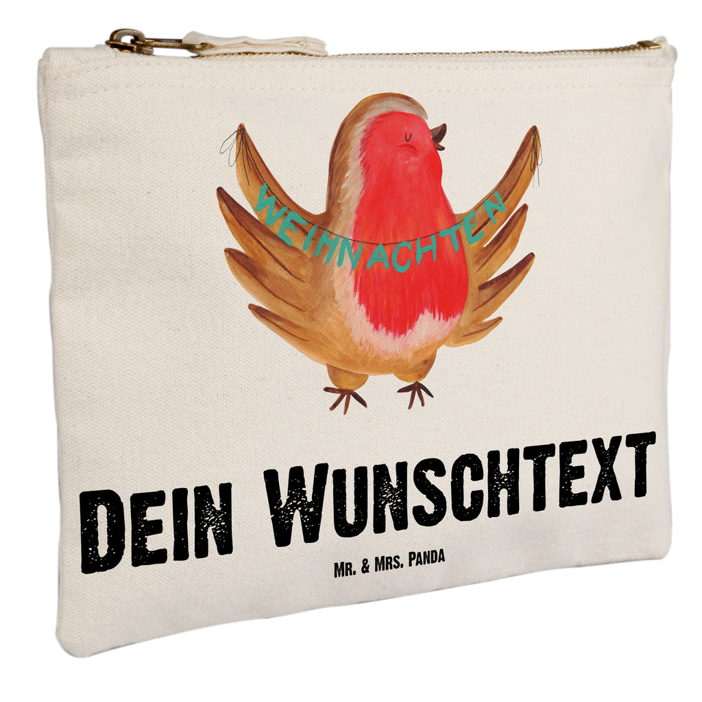 Personalisierte Schminktasche Rotkehlchen Weihnachten Personalisierte Schminktasche, Personalisierte Kosmetiktasche, Personalisierter Kosmetikbeutel, Personalisiertes Stiftemäppchen, Personalisiertes Etui, Personalisierte Federmappe, Personalisierte Makeup Bag, Personalisiertes Schminketui, Personalisiertes Kosmetiketui, Personalisiertes Schlamperetui, Schminktasche mit Namen, Kosmetiktasche mit Namen, Kosmetikbeutel mit Namen, Stiftemäppchen mit Namen, Etui mit Namen, Federmappe mit Namen, Makeup Bg mit Namen, Schminketui mit Namen, Kosmetiketui mit Namen, Schlamperetui mit Namen, Schminktasche personalisieren, Schminktasche bedrucken, Schminktasche selbst gestalten, Winter, Weihnachten, Weihnachtsdeko, Nikolaus, Advent, Heiligabend, Wintermotiv, Frohe Weihnachten, Weihnachtsmotiv, Weihnachtsgruß, Vogel, xmas