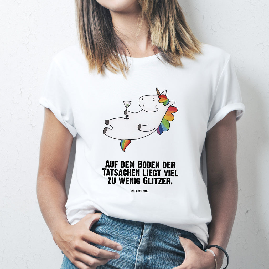 T-Shirt Standard Einhorn Cocktail T-Shirt, Shirt, Tshirt, Lustiges T-Shirt, T-Shirt mit Spruch, Party, Junggesellenabschied, Jubiläum, Geburstag, Herrn, Damen, Männer, Frauen, Schlafshirt, Nachthemd, Sprüche, Einhorn, Einhörner, Einhorn Deko, Pegasus, Unicorn, Spaß, Feiern, Caipirinha, Rum, Cuba Libre, Sekt, Freundin, Geburtstag, lustig, witzig, Spruch, Glitzer