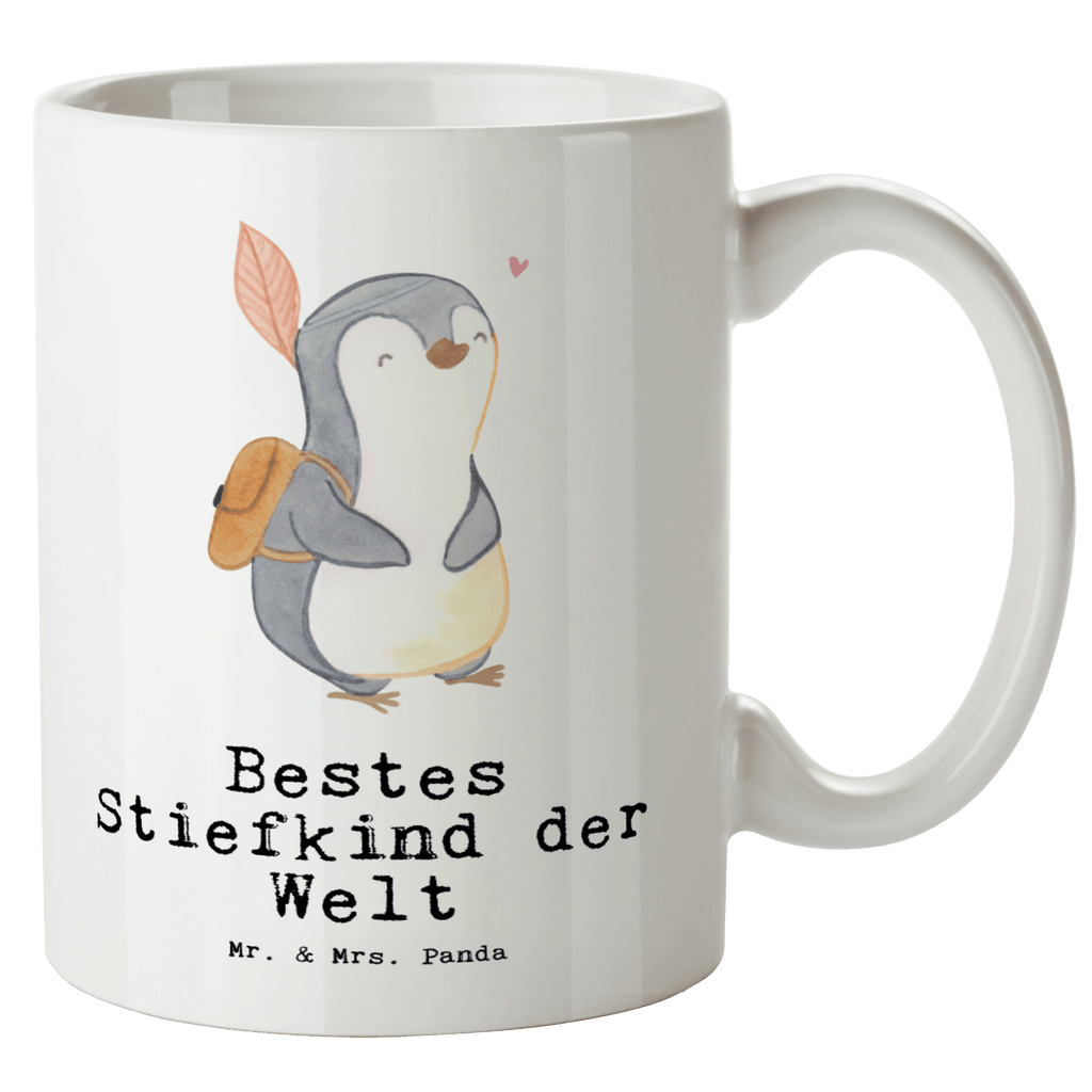 XL Tasse Pinguin Bestes Stiefkind der Welt XL Tasse, Große Tasse, Grosse Kaffeetasse, XL Becher, XL Teetasse, spülmaschinenfest, Jumbo Tasse, Groß, für, Dankeschön, Geschenk, Schenken, Geburtstag, Geburtstagsgeschenk, Geschenkidee, Danke, Bedanken, Mitbringsel, Freude machen, Geschenktipp, Stiefkind, angeheiratet, Kinder, Kind, Kid, Kids, Kiddy, Bestes, Tochter, Sohn, Nachwuchs, Geburt, Liebling, Taufe