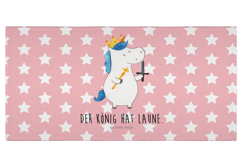 Handtuch Einhorn König mit Schwert Handtuch, Badehandtuch, Badezimmer, Handtücher, groß, Kinder, Baby, Einhorn, Einhörner, Einhorn Deko, Pegasus, Unicorn, König, Ritter, Mittelalter