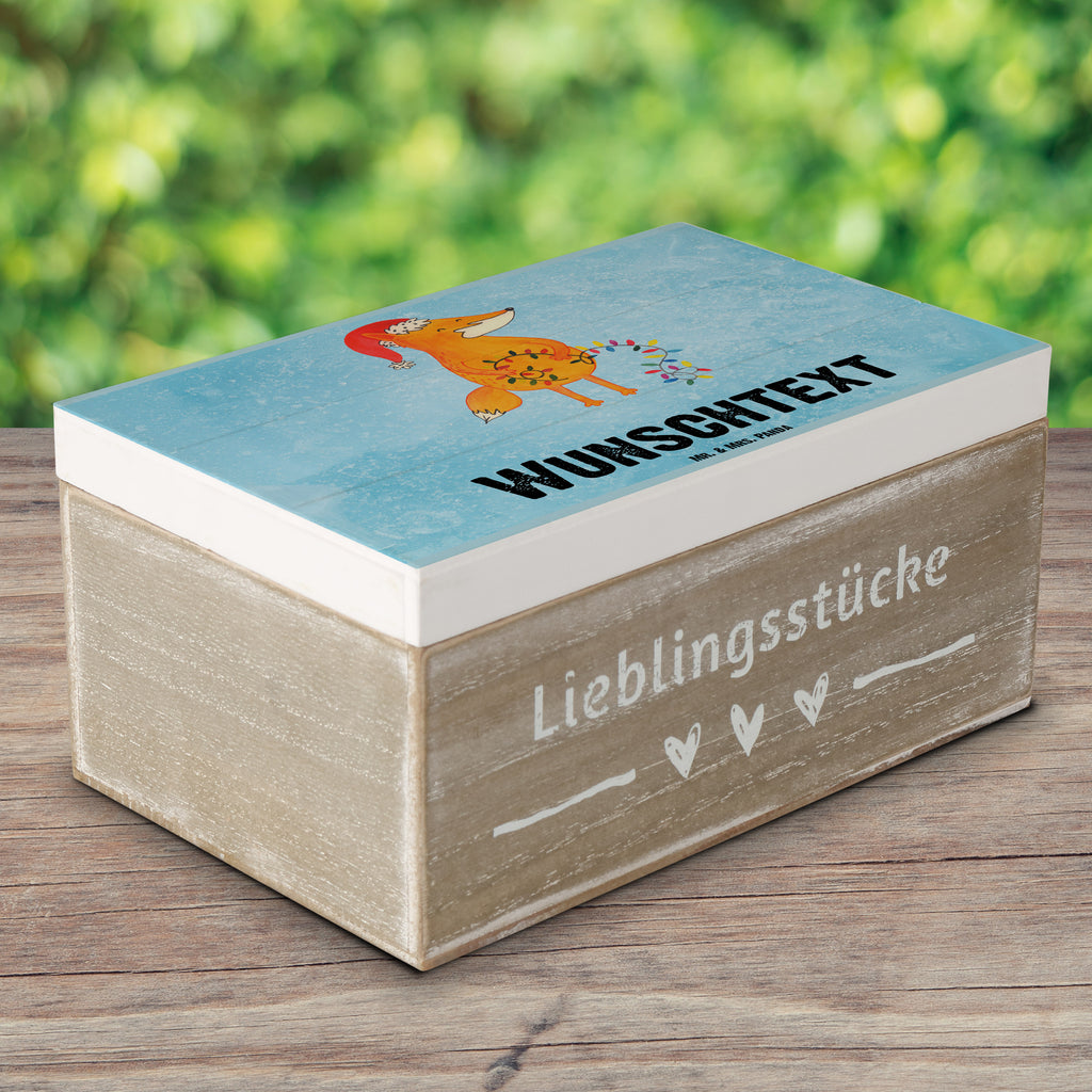 Personalisierte Holzkiste Fuchs Weihnachten Holzkiste mit Namen, Kiste mit Namen, Schatzkiste mit Namen, Truhe mit Namen, Schatulle mit Namen, Erinnerungsbox mit Namen, Erinnerungskiste, mit Namen, Dekokiste mit Namen, Aufbewahrungsbox mit Namen, Holzkiste Personalisiert, Kiste Personalisiert, Schatzkiste Personalisiert, Truhe Personalisiert, Schatulle Personalisiert, Erinnerungsbox Personalisiert, Erinnerungskiste Personalisiert, Dekokiste Personalisiert, Aufbewahrungsbox Personalisiert, Geschenkbox personalisiert, GEschenkdose personalisiert, Winter, Weihnachten, Weihnachtsdeko, Nikolaus, Advent, Heiligabend, Wintermotiv, Fuchs, Füchse, Spruch schön, Geschenk Weihnachten, Weihnachtsmann, Weihnachtszeit