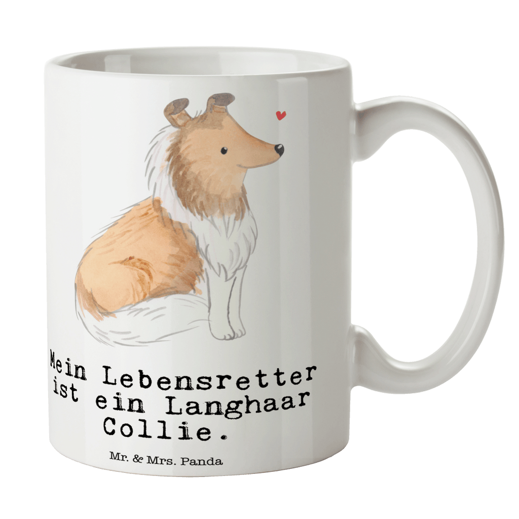 Tasse Langhaar Collie Lebensretter Tasse, Kaffeetasse, Teetasse, Becher, Kaffeebecher, Teebecher, Keramiktasse, Porzellantasse, Büro Tasse, Geschenk Tasse, Tasse Sprüche, Tasse Motive, Kaffeetassen, Tasse bedrucken, Designer Tasse, Cappuccino Tassen, Schöne Teetassen, Hund, Hunderasse, Rassehund, Hundebesitzer, Geschenk, Tierfreund, Schenken, Welpe, Langhaar Collie, britischer Hütehund