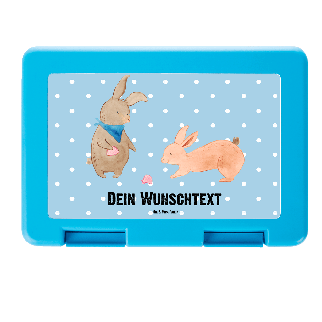 Personalisierte Brotdose Hasen Muschel Brotdose personalisiert, Brotbox, Snackbox, Lunch box, Butterbrotdose, Brotzeitbox, Familie, Vatertag, Muttertag, Bruder, Schwester, Mama, Papa, Oma, Opa, Hasen, beste Freundin, Freundin, Freundinnen, best friends, BFF, Muscheln sammeln, Muscheln, Meer