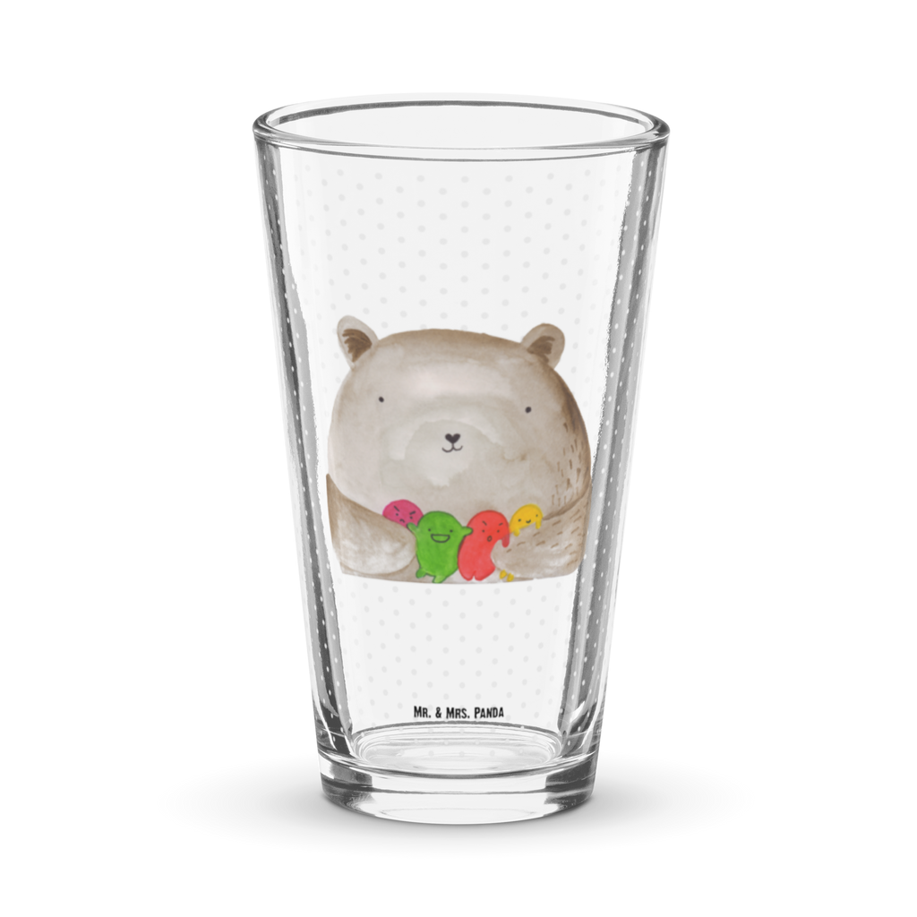 Premium Trinkglas Bär Gefühl Trinkglas, Glas, Pint Glas, Bierglas, Cocktail Glas, Wasserglas, Bär, Teddy, Teddybär, Wahnsinn, Verrückt, Durchgedreht