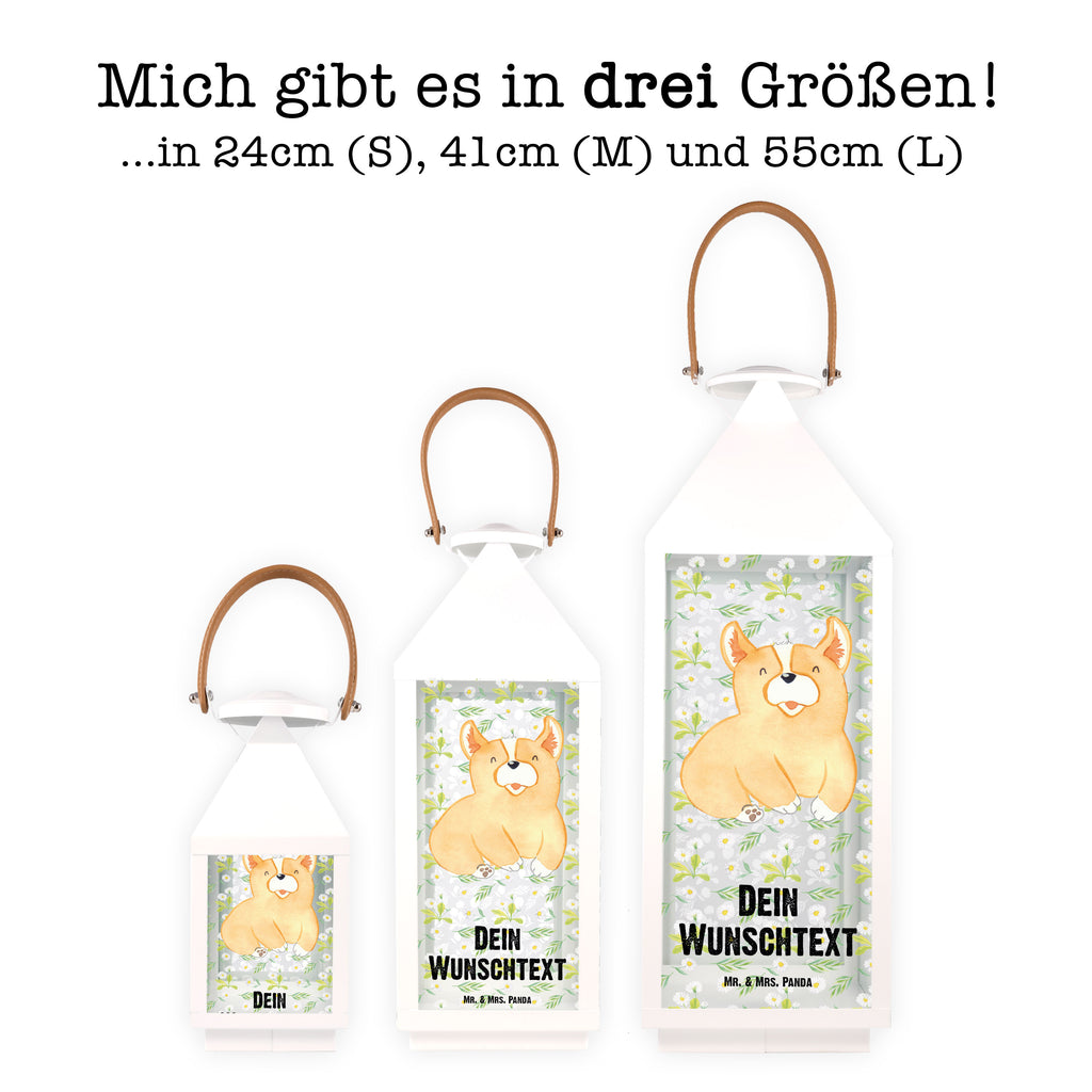 Personalisierte Deko Laterne Corgie Gartenlampe, Gartenleuchte, Gartendekoration, Gartenlicht, Laterne kleine Laternen, XXL Laternen, Laterne groß, Hund, Hundemotiv, Haustier, Hunderasse, Tierliebhaber, Hundebesitzer, Sprüche, Corgie, Welsh Corgie Pembroke, britisch, Motivation, Spruch, Hundespruch, Lebensfreude