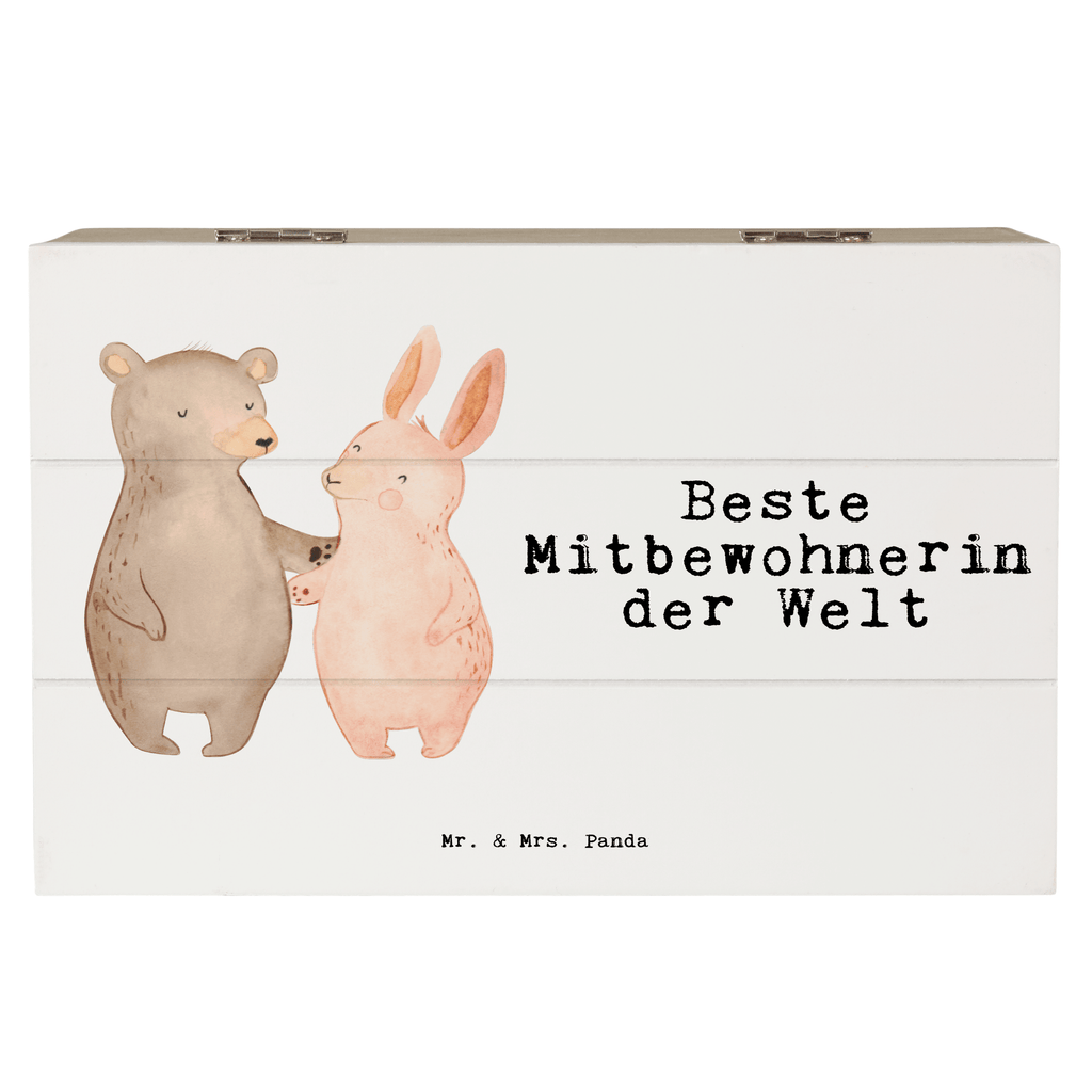 Holzkiste Hase Beste Mitbewohnerin der Welt Holzkiste, Kiste, Schatzkiste, Truhe, Schatulle, XXL, Erinnerungsbox, Erinnerungskiste, Dekokiste, Aufbewahrungsbox, Geschenkbox, Geschenkdose, für, Dankeschön, Geschenk, Schenken, Geburtstag, Geburtstagsgeschenk, Geschenkidee, Danke, Bedanken, Mitbringsel, Freude machen, Geschenktipp, Mitbewohnerin, WG, Zimmernachbarin, Wohngemeinschaft, WG-Bewohnerin, Zimmerkollegin, Zimmergenossin, Stubenkameradin