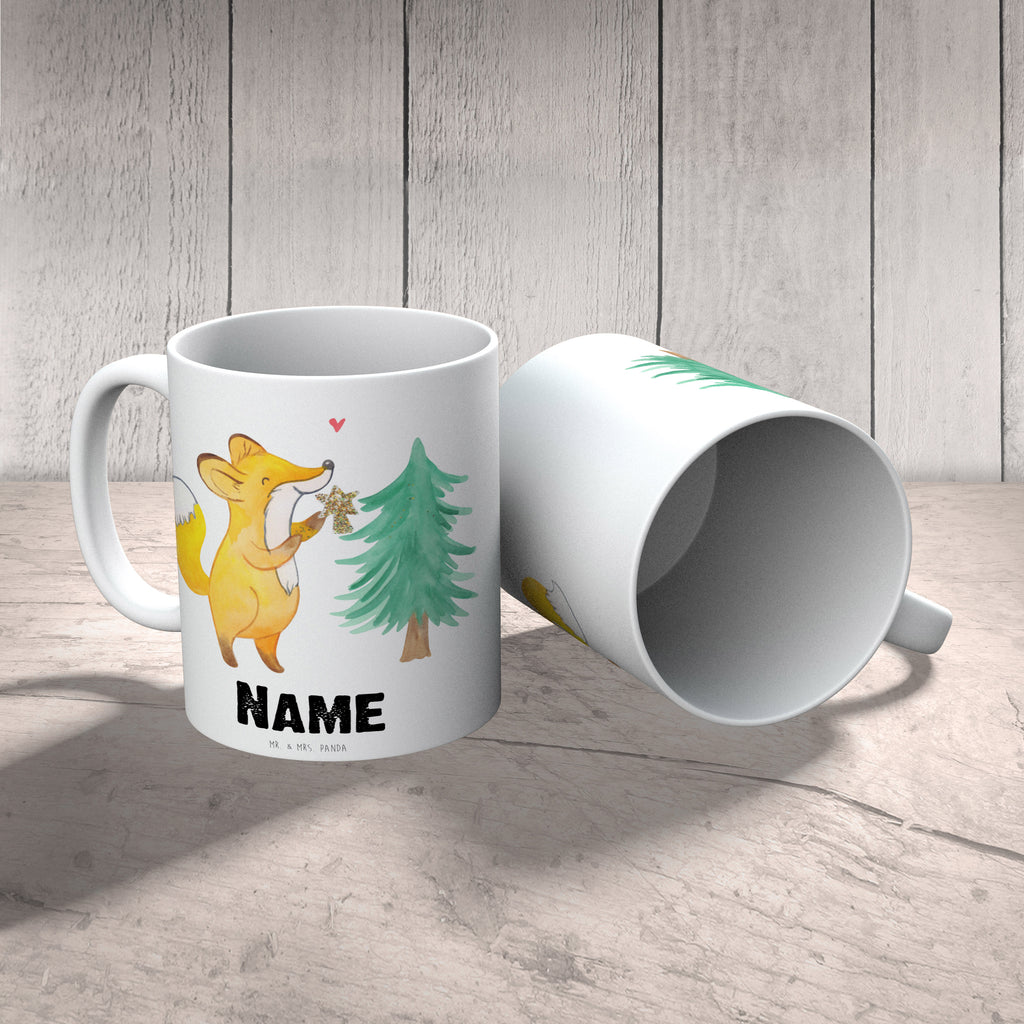 Personalisierte Tasse Fuchs  Weihnachtsbaum Personalisierte Tasse, Namenstasse, Wunschname, Personalisiert, Tasse, Namen, Drucken, Tasse mit Namen, Winter, Weihnachten, Weihnachtsdeko, Nikolaus, Advent, Heiligabend, Wintermotiv, Weihnachtsmann, Weihnachtstage, Fuchs, Schlittschuh, Weihnachtszeit, Weihnachtsdekoration