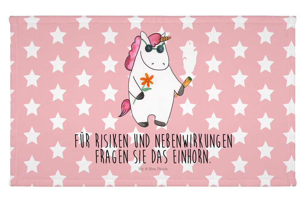 Handtuch Einhorn Woodstock Gästetuch, Reisehandtuch, Sport Handtuch, Frottier, Kinder Handtuch, Einhorn, Einhörner, Einhorn Deko, Pegasus, Unicorn, Kiffen, Joint, Zigarette, Alkohol, Party, Spaß. lustig, witzig, Woodstock