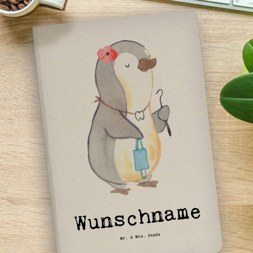 DIN A4 Personalisiertes Notizbuch Zahnärztin mit Herz Personalisiertes Notizbuch, Notizbuch mit Namen, Notizbuch bedrucken, Personalisierung, Namensbuch, Namen, Beruf, Ausbildung, Jubiläum, Abschied, Rente, Kollege, Kollegin, Geschenk, Schenken, Arbeitskollege, Mitarbeiter, Firma, Danke, Dankeschön