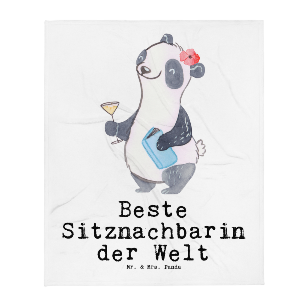 Kuscheldecke Panda Beste Sitznachbarin der Welt Decke, Wohndecke, Tagesdecke, Wolldecke, Sofadecke, für, Dankeschön, Geschenk, Schenken, Geburtstag, Geburtstagsgeschenk, Geschenkidee, Danke, Bedanken, Mitbringsel, Freude machen, Geschenktipp, Sitznachbarin, Stuhlnachbar, Mitschülerin, Nachbarin, Uni, Universität, Seminar, Kommilitone, Tischnachbar, Schule, Mitstudentin, Hochschule, Beste Sitznachbarin der Welt, Weltbeste Sitznachbarin