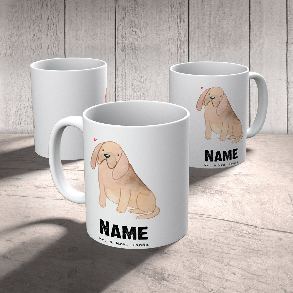 Personalisierte Tasse Bloodhound Lebensretter Personalisierte Tasse, Namenstasse, Wunschname, Personalisiert, Tasse, Namen, Drucken, Tasse mit Namen, Hund, Hunderasse, Rassehund, Hundebesitzer, Geschenk, Tierfreund, Schenken, Welpe, Bluthund, Bloodhound, St. Hubertushund, Chien de Saint Hubert