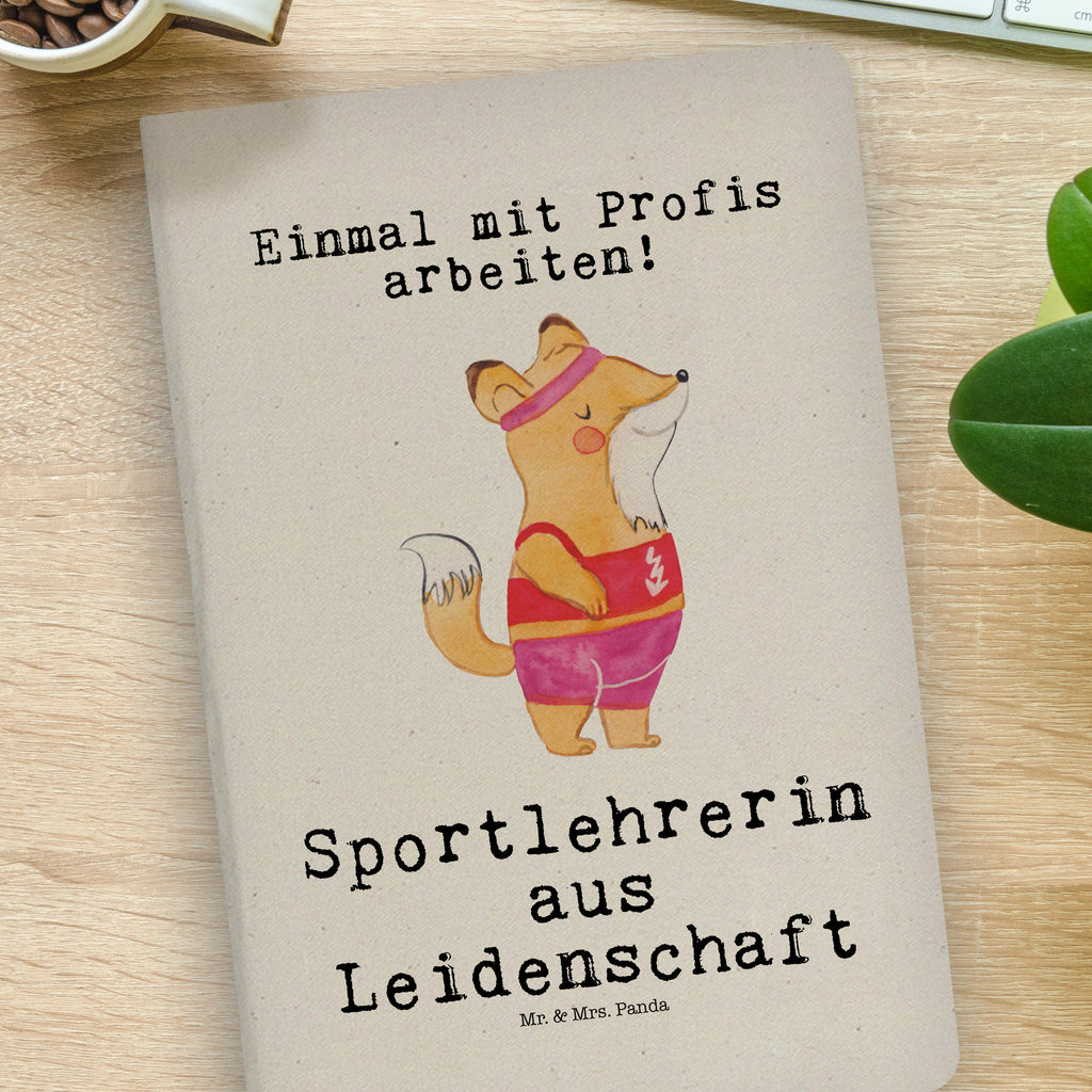 Baumwoll Notizbuch Sportlehrerin Leidenschaft Notizen, Eintragebuch, Tagebuch, Notizblock, Adressbuch, Journal, Kladde, Skizzenbuch, Notizheft, Schreibbuch, Schreibheft, Beruf, Ausbildung, Jubiläum, Abschied, Rente, Kollege, Kollegin, Geschenk, Schenken, Arbeitskollege, Mitarbeiter, Firma, Danke, Dankeschön