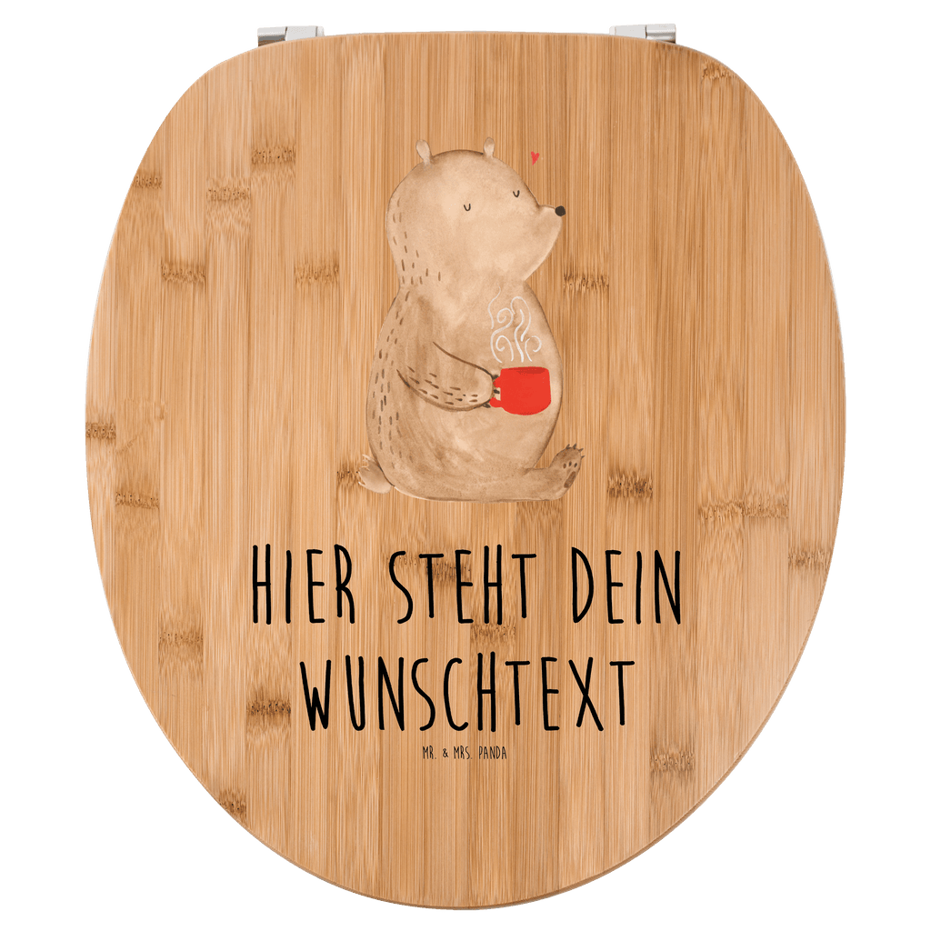 Personalisierter WC Sitz Motiv Bär Kaffee Personalisierte Klobrille, Personalisierter Klodeckel, Personalisierter Toilettendeckel, Personalisierter WC-Sitz, Toilettendeckel mit Namen, WC Sitz mit Namen, Bär, Teddy, Teddybär, Kaffee, Coffee, Bären, guten Morgen, Morgenroutine, Welt erobern, Welt retten, Motivation