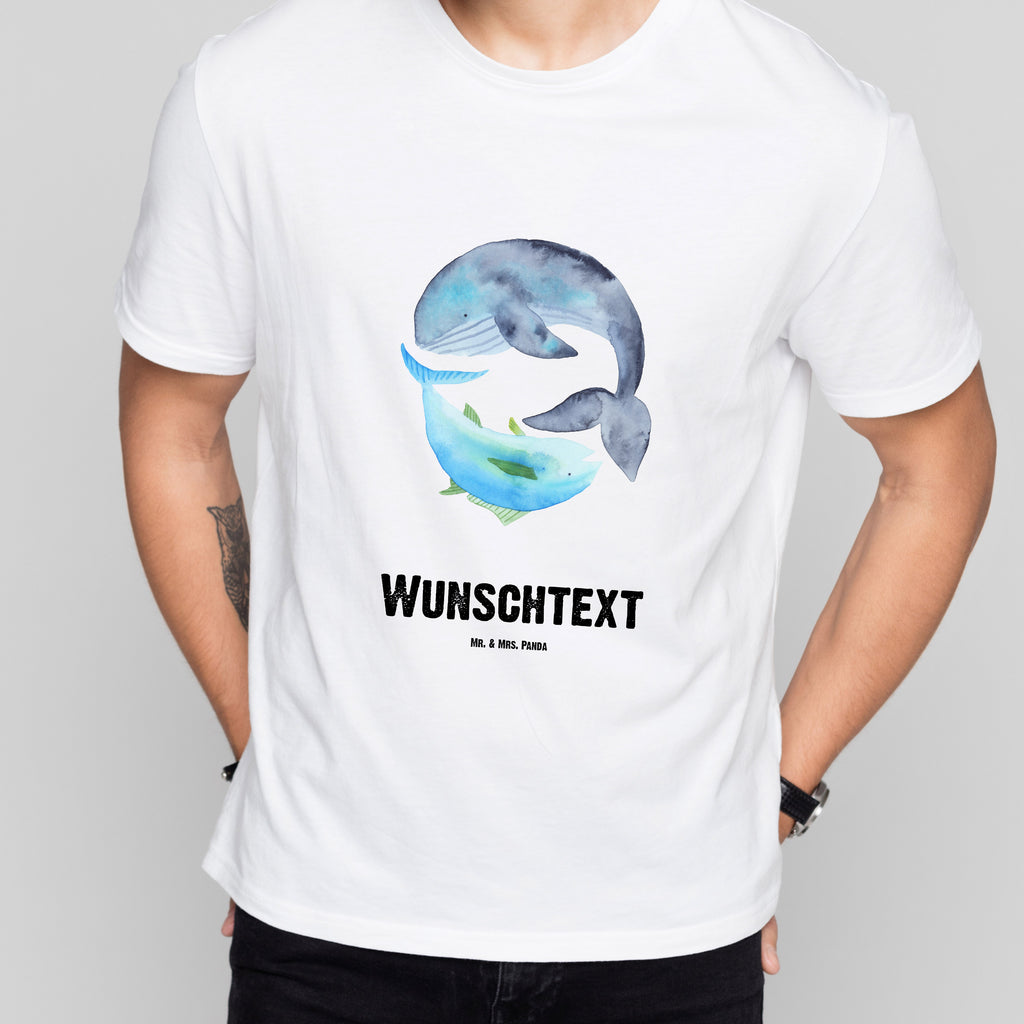 Personalisiertes T-Shirt Walfisch & Thunfisch T-Shirt Personalisiert, T-Shirt mit Namen, T-Shirt mit Aufruck, Männer, Frauen, Wunschtext, Bedrucken, Tiermotive, Gute Laune, lustige Sprüche, Tiere, Wal, Wahl, Tunfisch, Wortwitz lustig, Spruch lustig, Flachwitz, Witz, Spruch des Tages, Flachwitz Geschenk