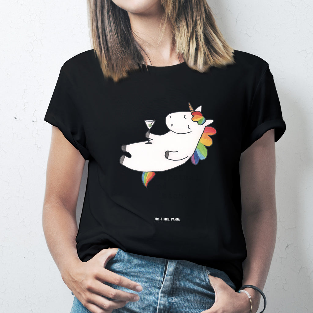 T-Shirt Standard Einhorn Cocktail T-Shirt, Shirt, Tshirt, Lustiges T-Shirt, T-Shirt mit Spruch, Party, Junggesellenabschied, Jubiläum, Geburstag, Herrn, Damen, Männer, Frauen, Schlafshirt, Nachthemd, Sprüche, Einhorn, Einhörner, Einhorn Deko, Pegasus, Unicorn, Spaß, Feiern, Caipirinha, Rum, Cuba Libre, Sekt, Freundin, Geburtstag, lustig, witzig, Spruch, Glitzer