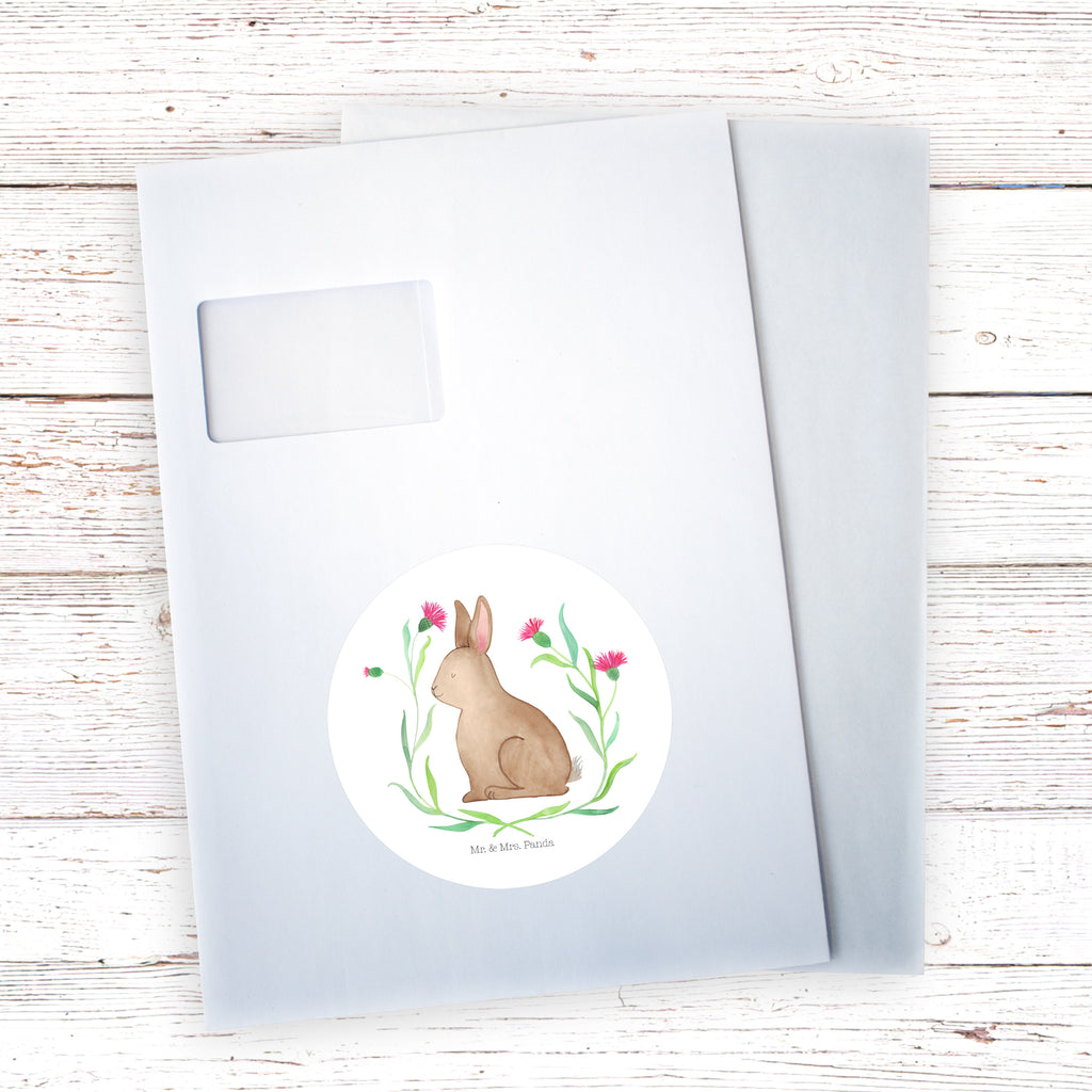 Rund Aufkleber Hase sitzend Sticker, Aufkleber, Etikett, Ostern, Osterhase, Ostergeschenke, Osternest, Osterdeko, Geschenke zu Ostern, Ostern Geschenk, Ostergeschenke Kinder, Ostern Kinder, Frohe Ostern, Ostergrüße, Osterblume, Liebe, Grüße, Hase, Kaninchen